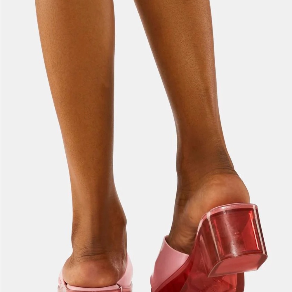MELISSA
Shape Pink Block Heel Mules size 5 - Picture 6 of 12